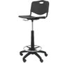 PIQUERAS Y CRESPO Taburete Robledo PVC Negro